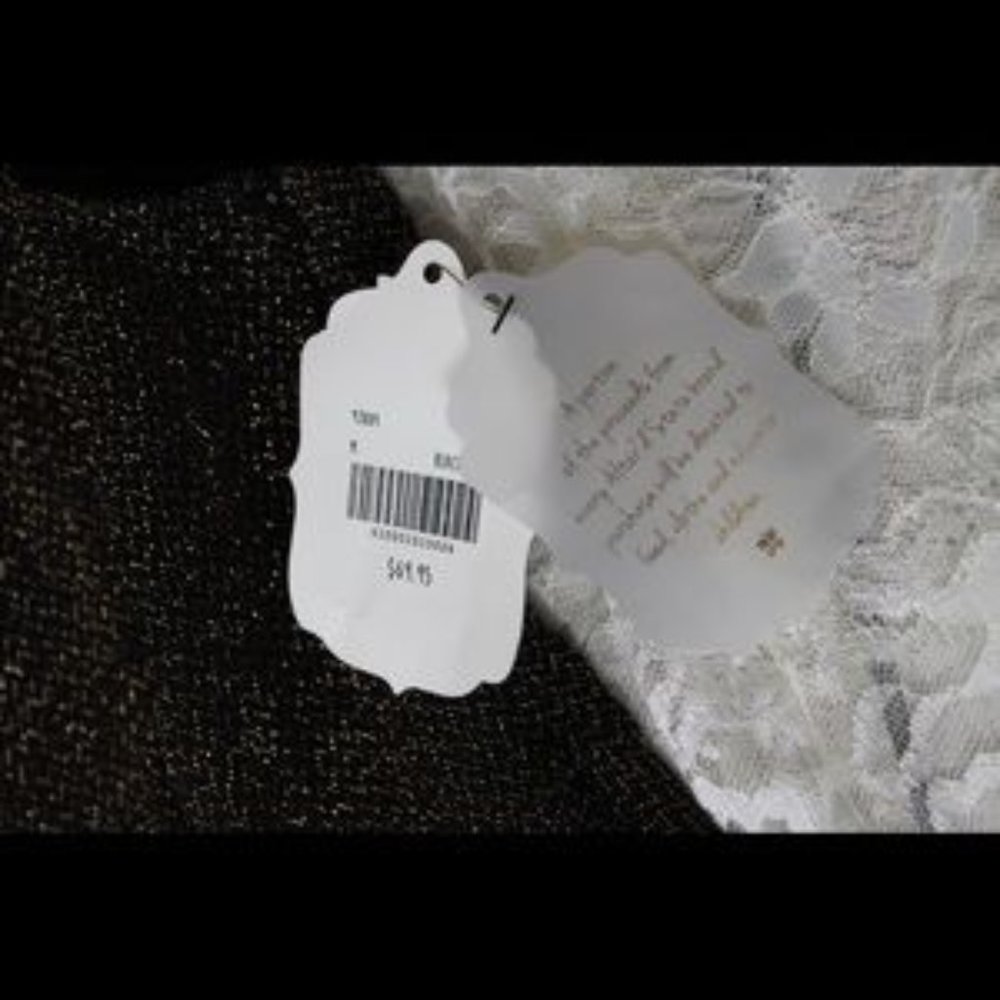 Altar'd State Black & Gold Skater Mini Dress - Picture 3 of 6